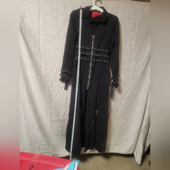 Authentic y2k vintage Tripp hot topic long coat lace up corset - Picture 13 of 14